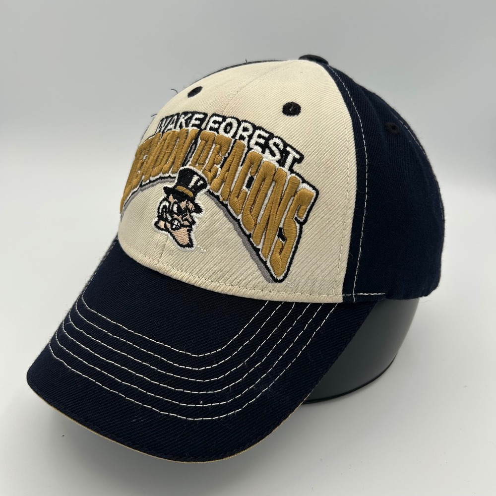 Wake Forest Demon Deacons Hat Top of the World Mens OSFA Navy Collegiate Y2K
